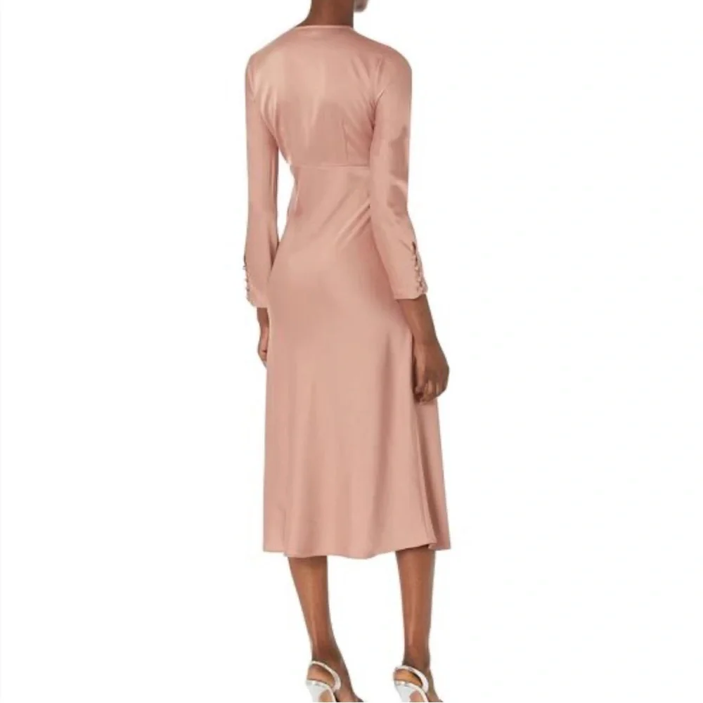Zara KNOTTED NECKLINE DRESS